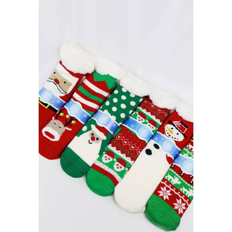 CHRISTMAS FUZZY SOCKS – JAM BOUTIQUE