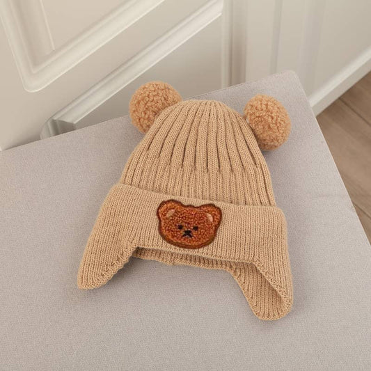 Bear Hat & Mitten Set for Kid/Baby