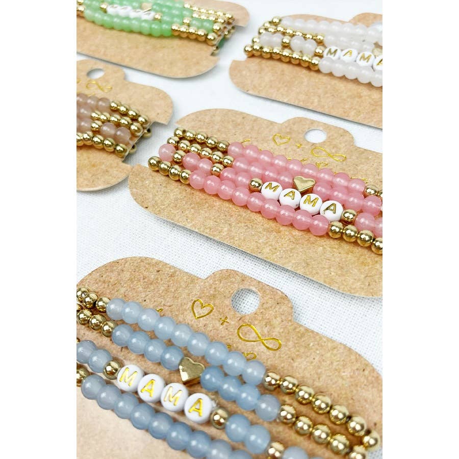 MAMA Beads Layered Soft Tone Bracelets