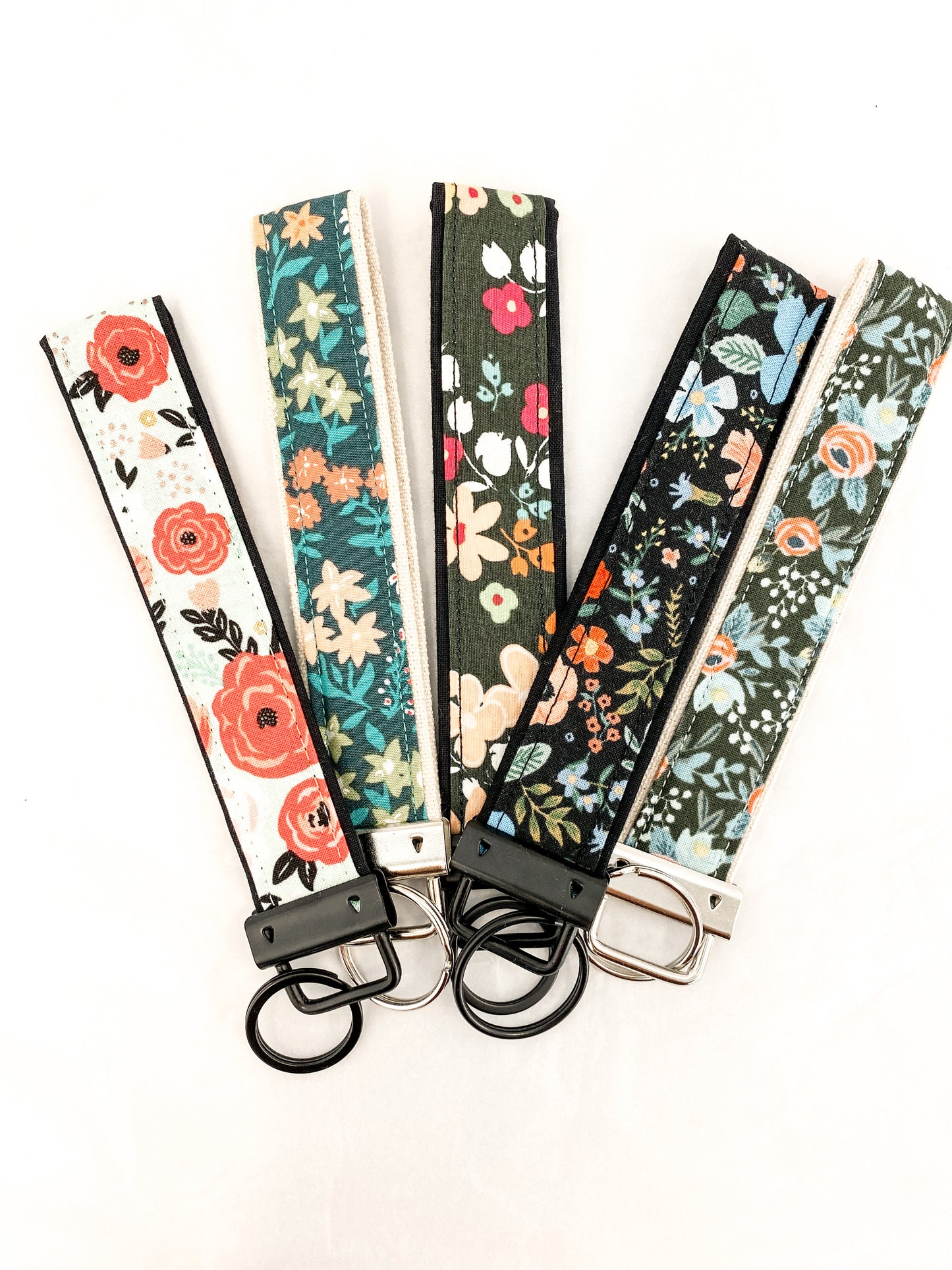 Floral Keychain Wristlet