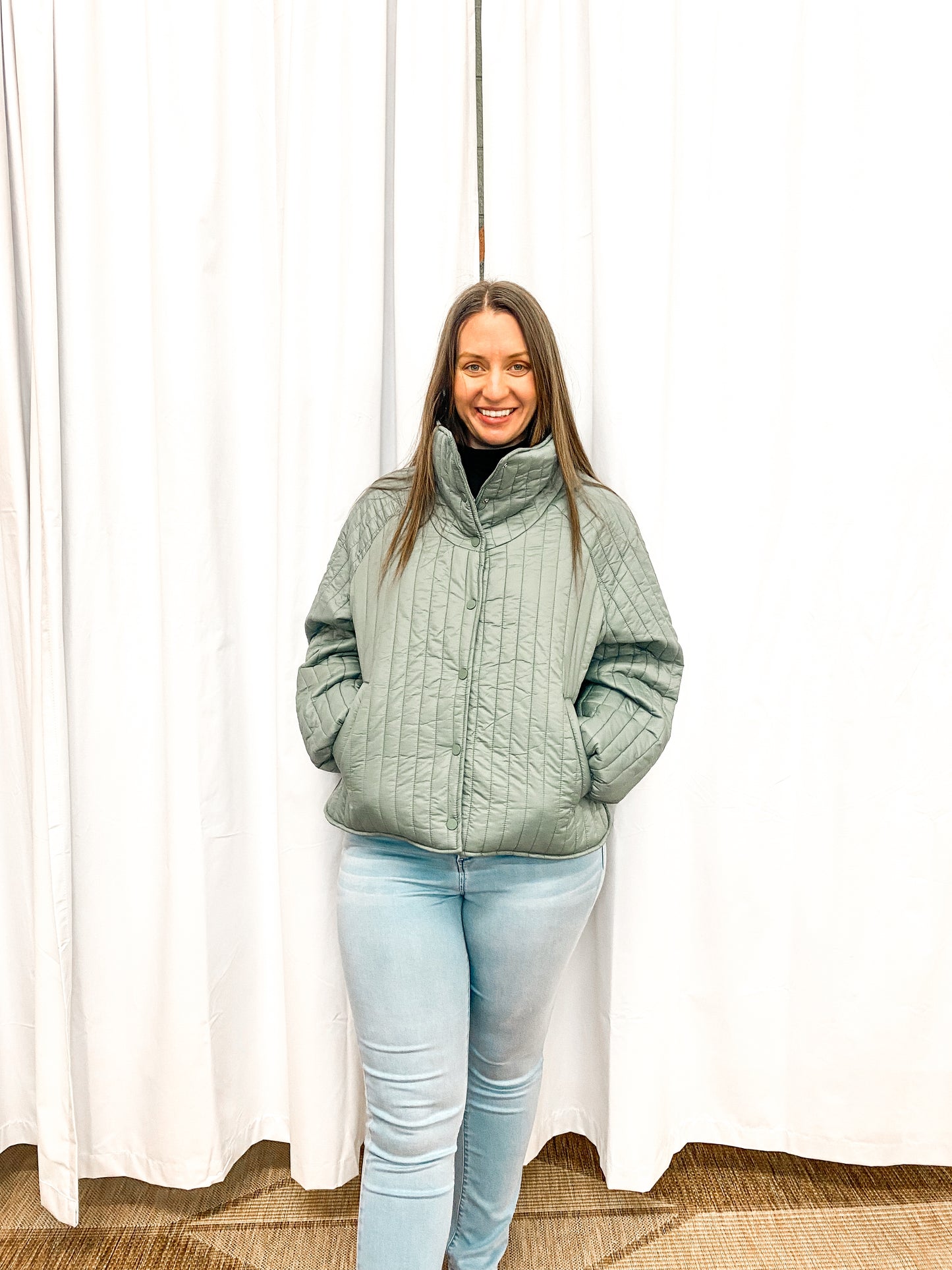 Classic Silhouette Quilted Jacket