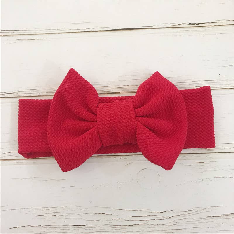 Baby Solid Bowknot Headband