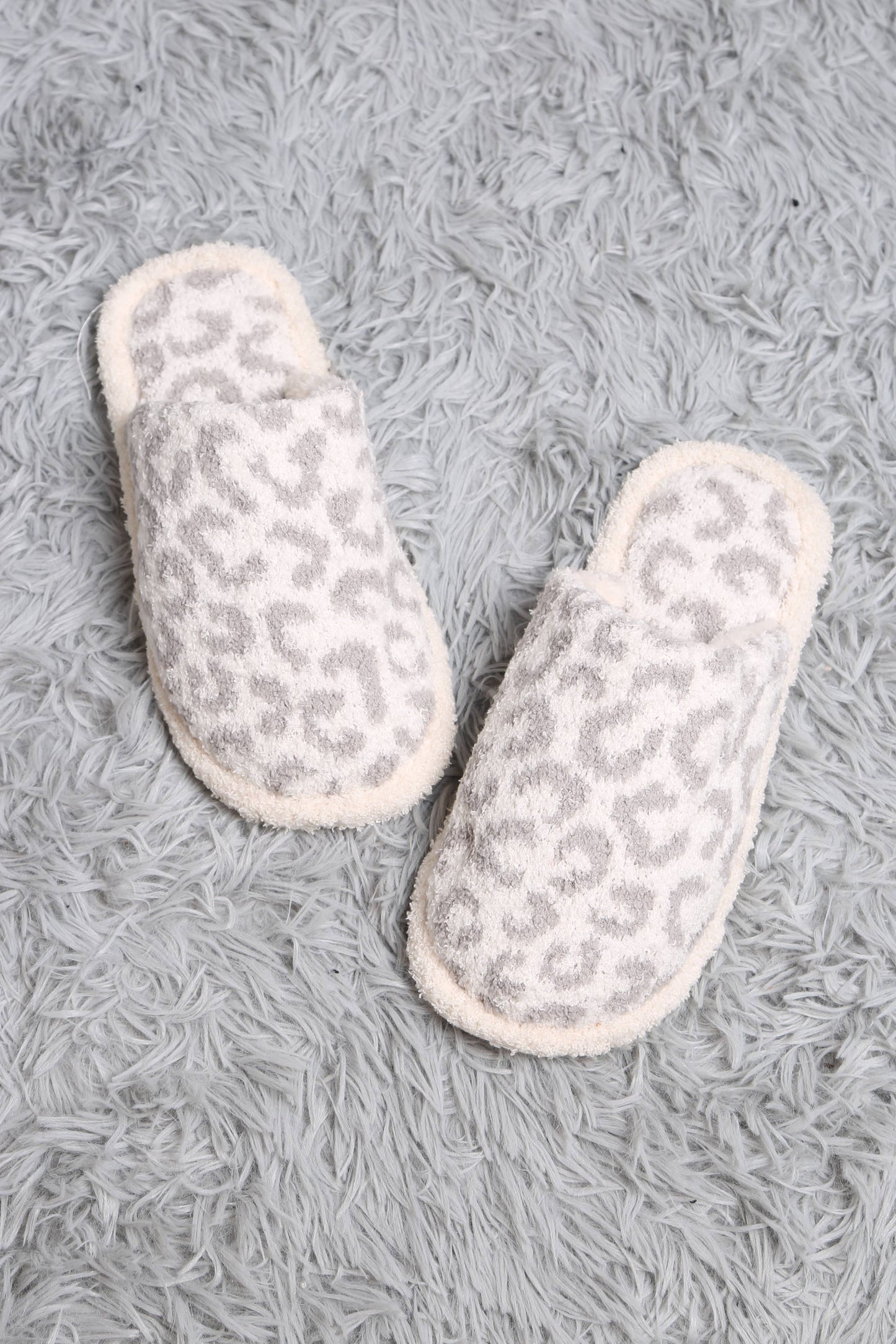Leopard Fuzzy Soft Slipper