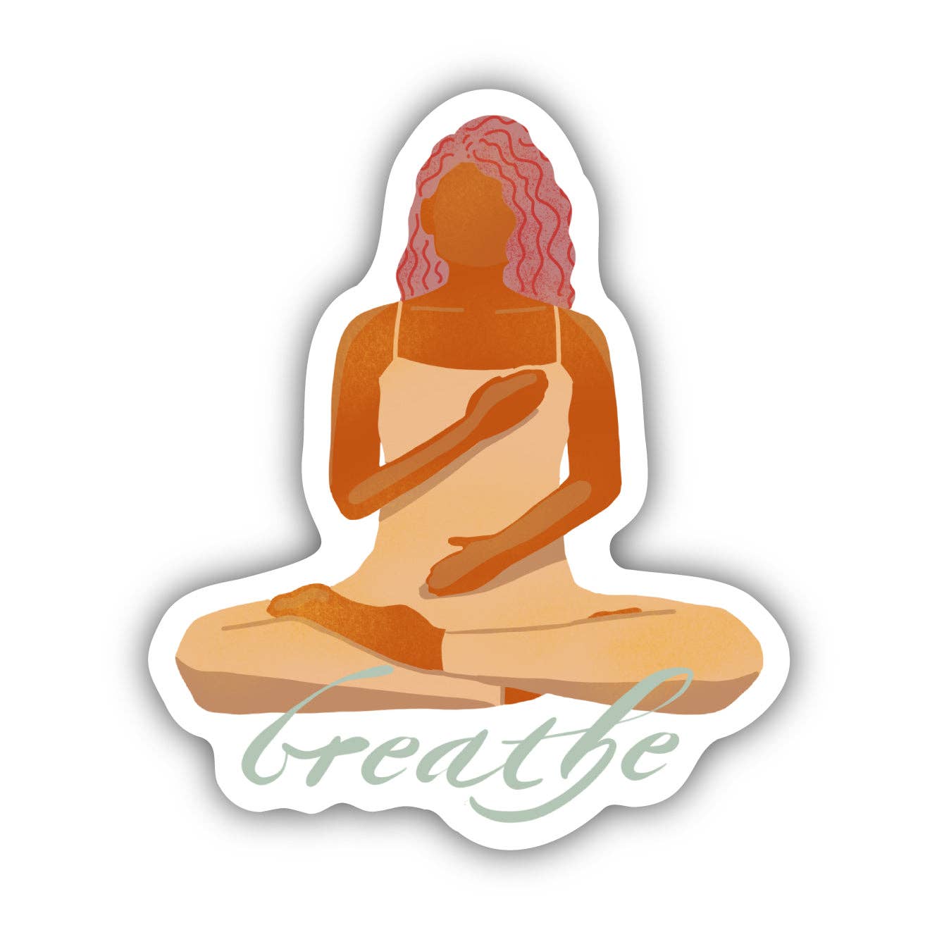 Breathe Yoga Sticker