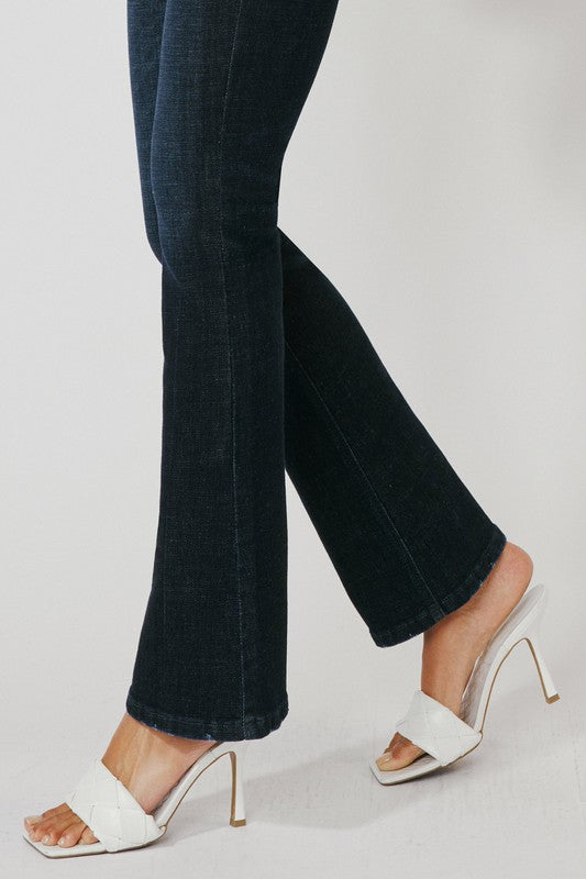 PETITE High Rise Button Fly Kan Can Jeans