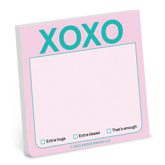 Knock Knock - XOXO Sticky Note (Pastel Version)