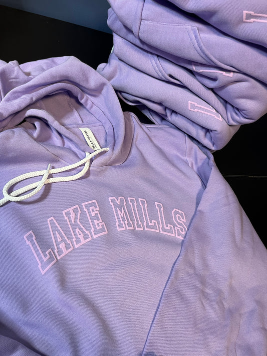 Lavender Lake Mills Hoodie